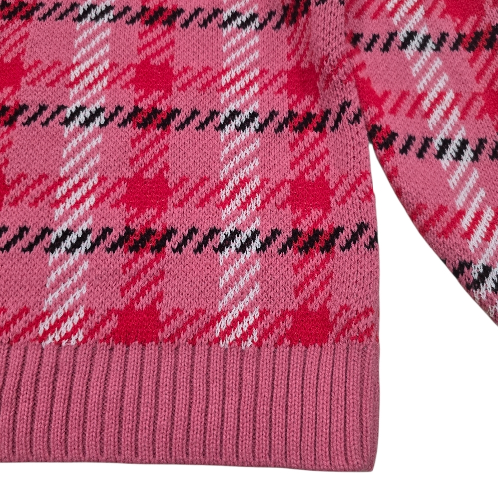 ASOS Chunky Sweater In Check/Plaid Pattern - Picture 5 of 8